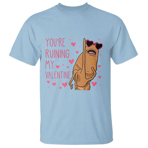 Marcus The Worm Meme T Shirt Funny Anti Valentines Day TS14 Light Blue Print Your Wear
