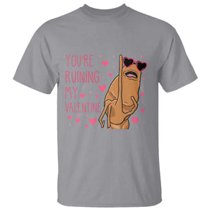 Marcus The Worm Meme T Shirt Funny Anti Valentines Day TS14 Sport Gray Print Your Wear