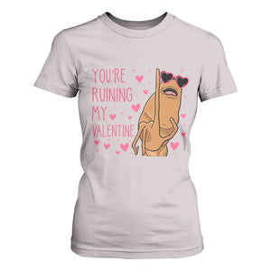 Marcus The Worm Meme T Shirt For Women Funny Anti Valentines Day TS14 Ice Gray Print Your Wear