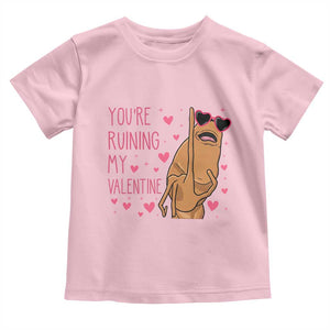 Marcus The Worm Meme Toddler T Shirt Funny Anti Valentines Day TS14 Light Pink Print Your Wear