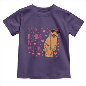 Marcus The Worm Meme Toddler T Shirt Funny Anti Valentines Day TS14 Purple Print Your Wear