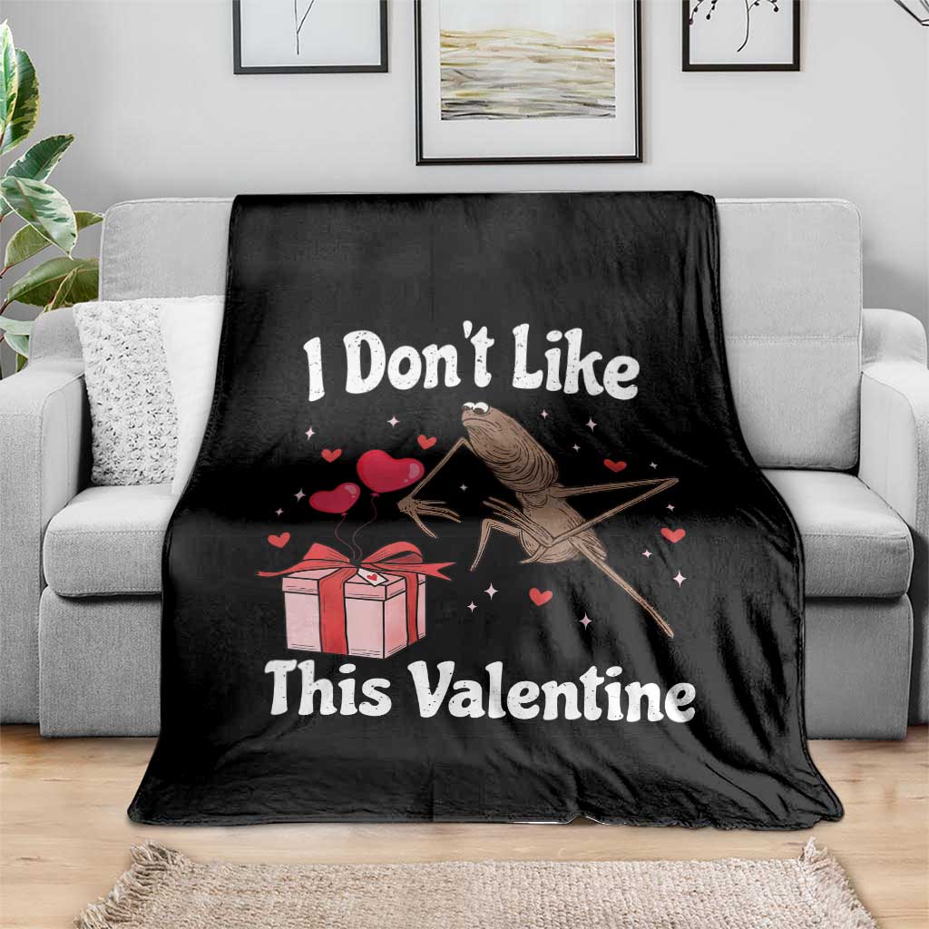Marcus The Worm Meme Throw Blanket Funny Anti Valentines Day Sarcastic TS14 Print Your Wear