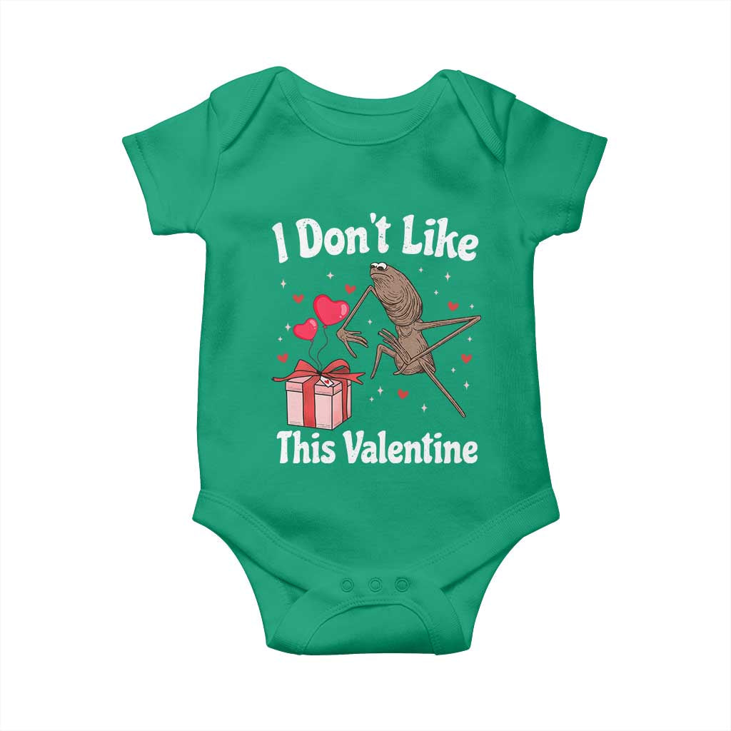 Marcus The Worm Meme Baby Onesie Funny Anti Valentines Day Sarcastic TS14 Irish Green Print Your Wear