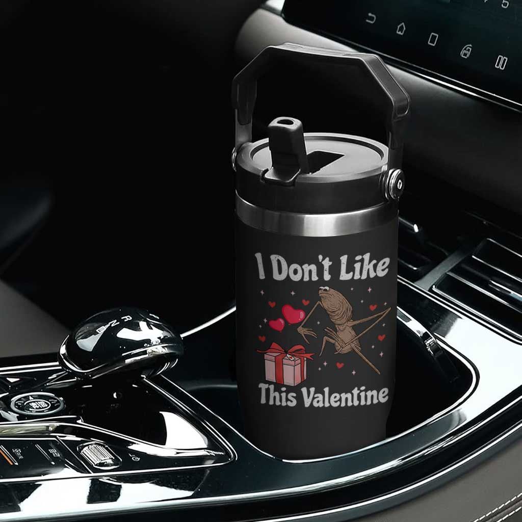 Marcus The Worm Meme Flip Straw Tumbler Funny Anti Valentines Day Sarcastic TS14 Print Your Wear