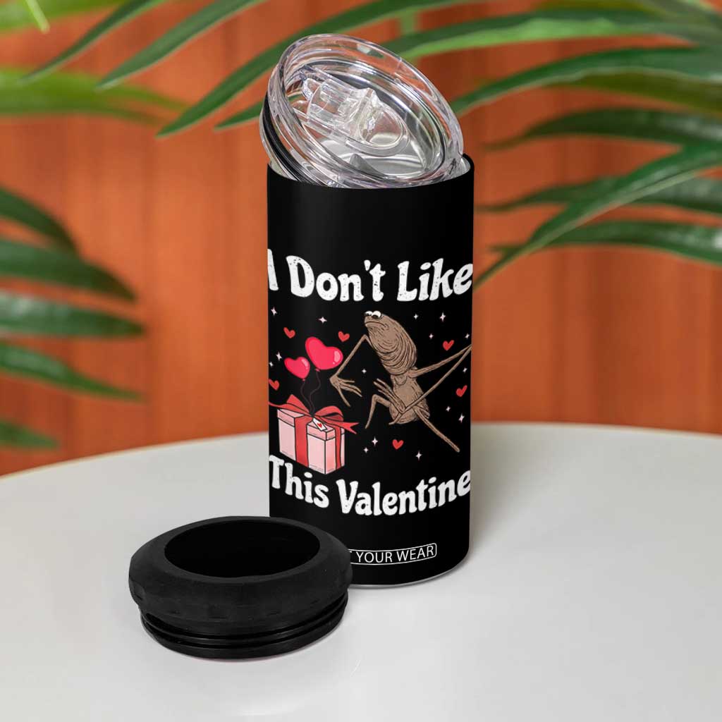 Marcus The Worm Meme 4 in 1 Can Cooler Tumbler Funny Anti Valentines Day Sarcastic TS14 Print Your Wear