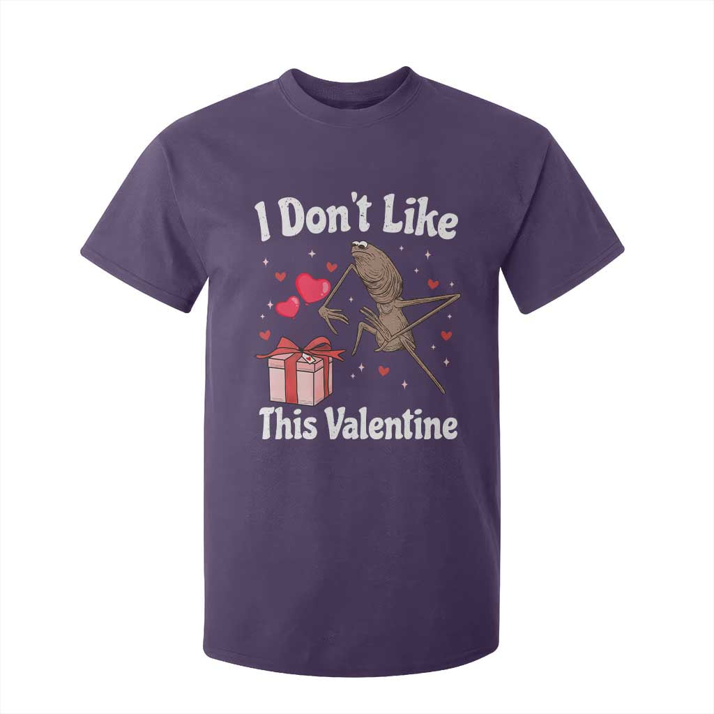 Marcus The Worm Meme T Shirt For Kid Funny Anti Valentines Day Sarcastic TS14 Purple Print Your Wear