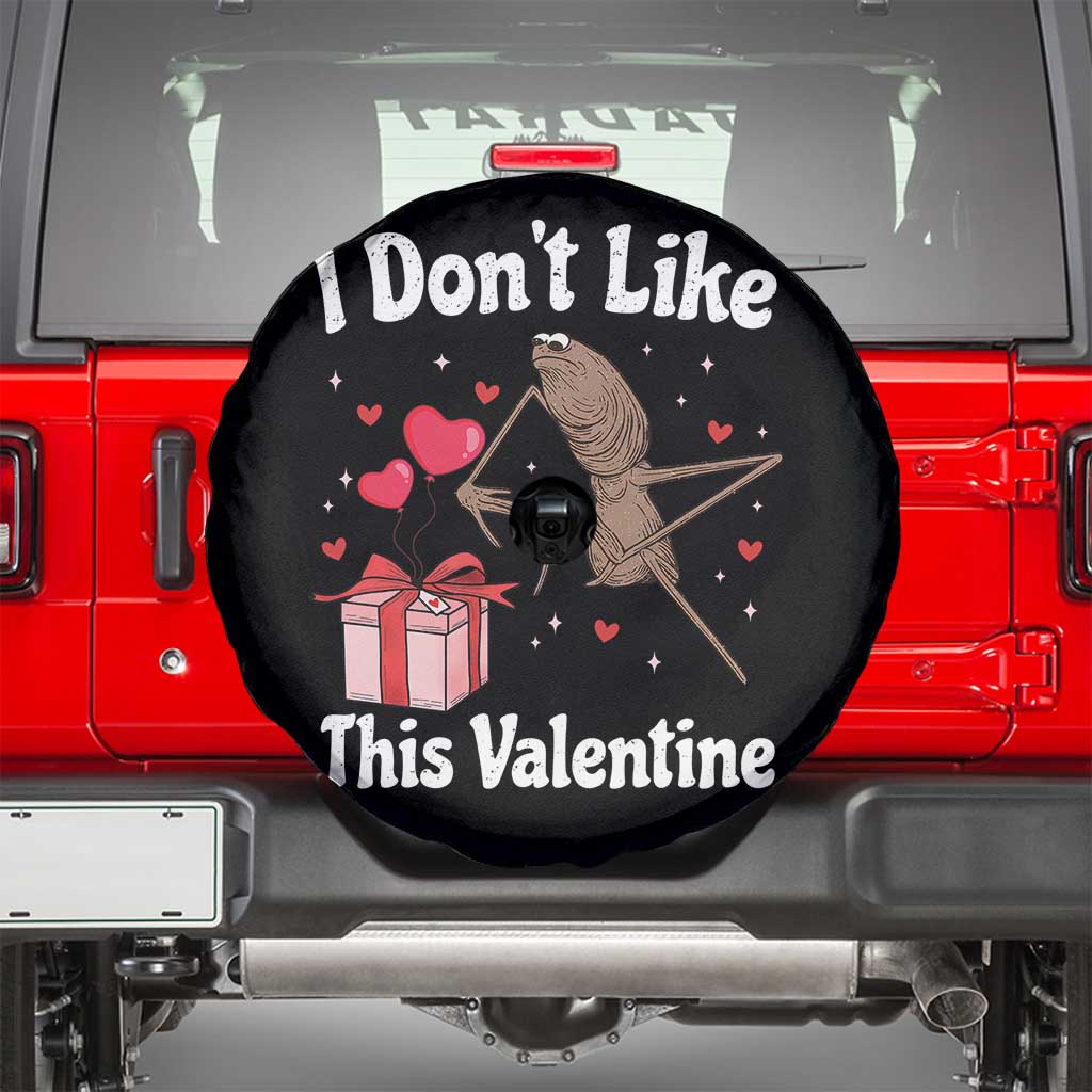 Marcus The Worm Meme Spare Tire Cover Funny Anti Valentines Day Sarcastic TS14 Black Print Your Wear