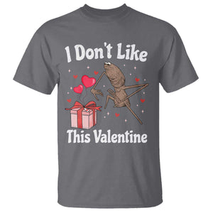 Marcus The Worm Meme T Shirt Funny Anti Valentines Day Sarcastic TS14 Charcoal Print Your Wear
