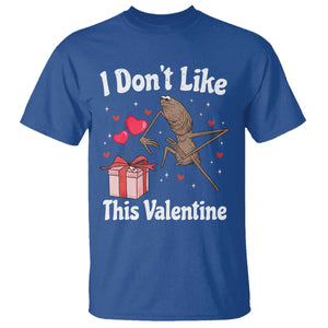 Marcus The Worm Meme T Shirt Funny Anti Valentines Day Sarcastic TS14 Royal Blue Print Your Wear