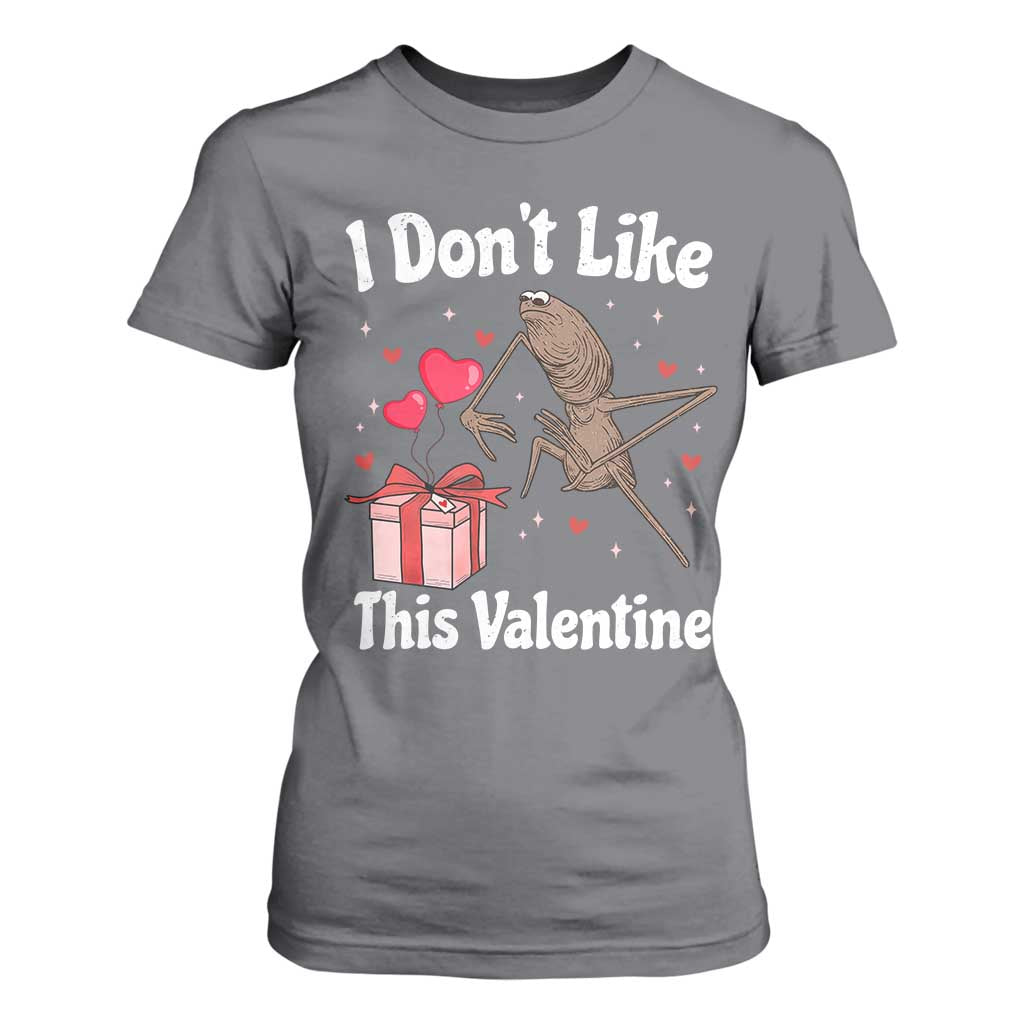 Marcus The Worm Meme T Shirt For Women Funny Anti Valentines Day Sarcastic TS14 Charcoal Print Your Wear