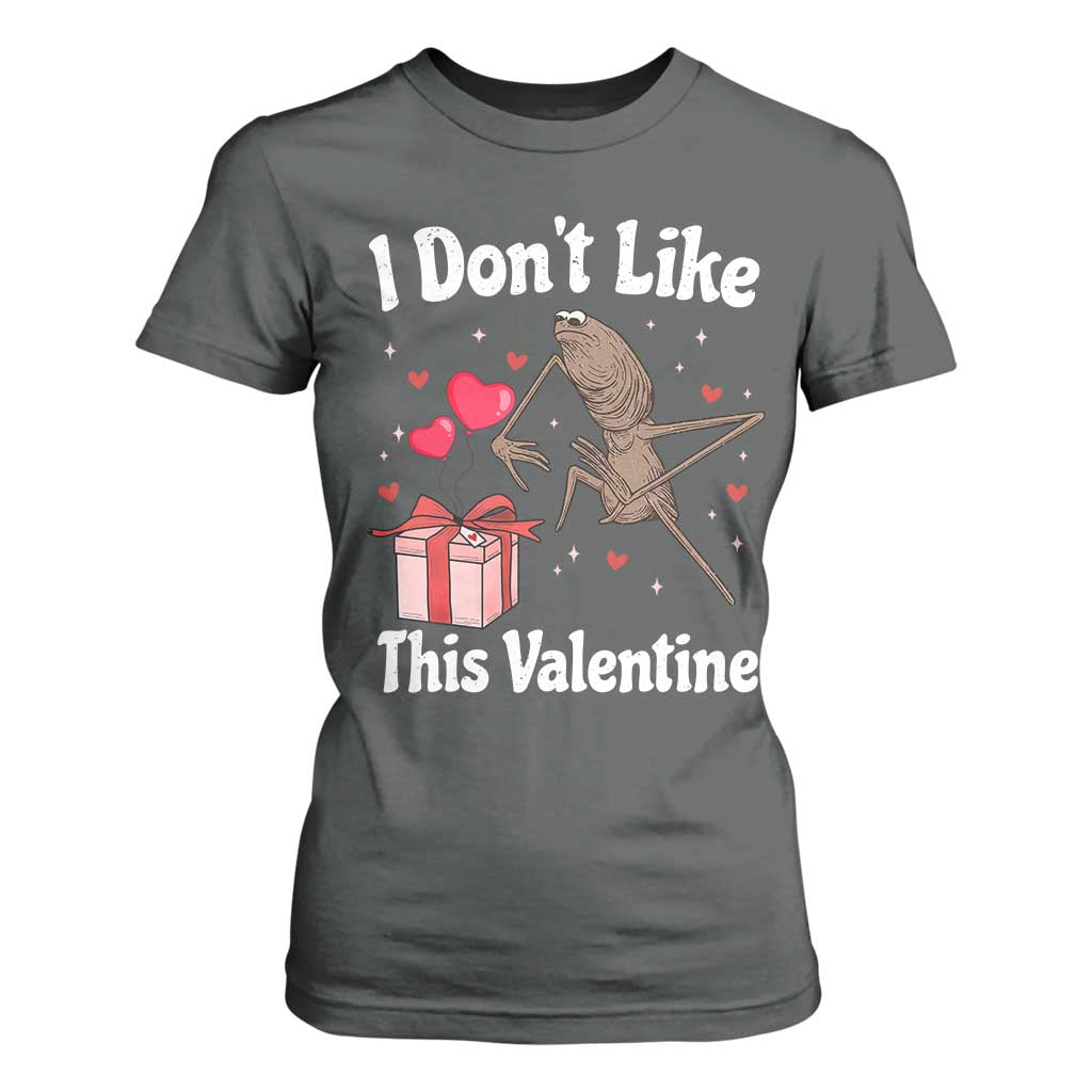 Marcus The Worm Meme T Shirt For Women Funny Anti Valentines Day Sarcastic TS14 Dark Heather Print Your Wear