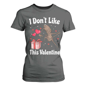 Marcus The Worm Meme T Shirt For Women Funny Anti Valentines Day Sarcastic TS14 Dark Heather Print Your Wear