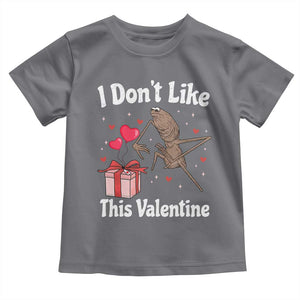 Marcus The Worm Meme Toddler T Shirt Funny Anti Valentines Day Sarcastic TS14 Charcoal Print Your Wear