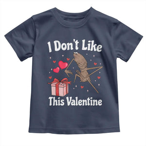 Marcus The Worm Meme Toddler T Shirt Funny Anti Valentines Day Sarcastic TS14 Navy Print Your Wear