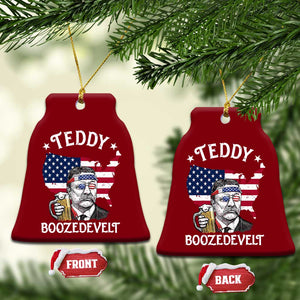 Teddy Boozedevelt Theodore Roosevelt Ceramic Ornament 4th Of July American Flag TS14 Print Your Wear