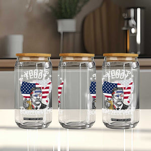 Teddy Boozedevelt Theodore Roosevelt Glass Can 4th Of July American Flag TS14 Print Your Wear