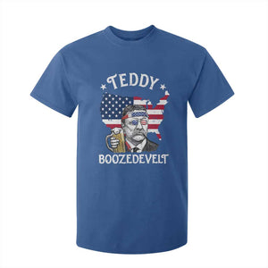 Teddy Boozedevelt Theodore Roosevelt T Shirt For Kid 4th Of July American Flag TS14 Royal Blue Print Your Wear