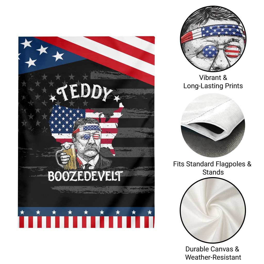 Teddy Boozedevelt Theodore Roosevelt Garden Flag 4th Of July American Flag TS14 Print Your Wear