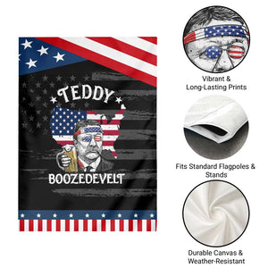 Teddy Boozedevelt Theodore Roosevelt Garden Flag 4th Of July American Flag TS14 Print Your Wear