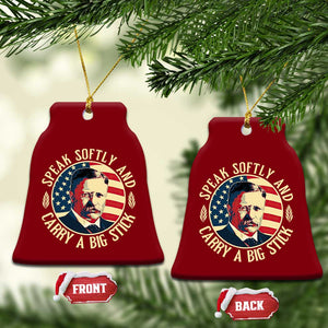 Theodore Roosevelt Quote American President Ceramic Ornament Speak Softly and Carry a Big Stick TS14 Print Your Wear
