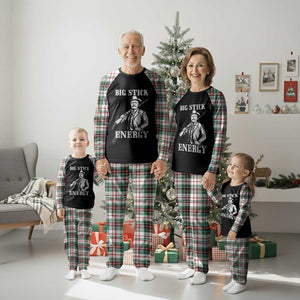 Funny Teddy Roosevelt Plaid Pajama Set Big Stick Energy President TS14 Christmas Plaid Print Your Wear