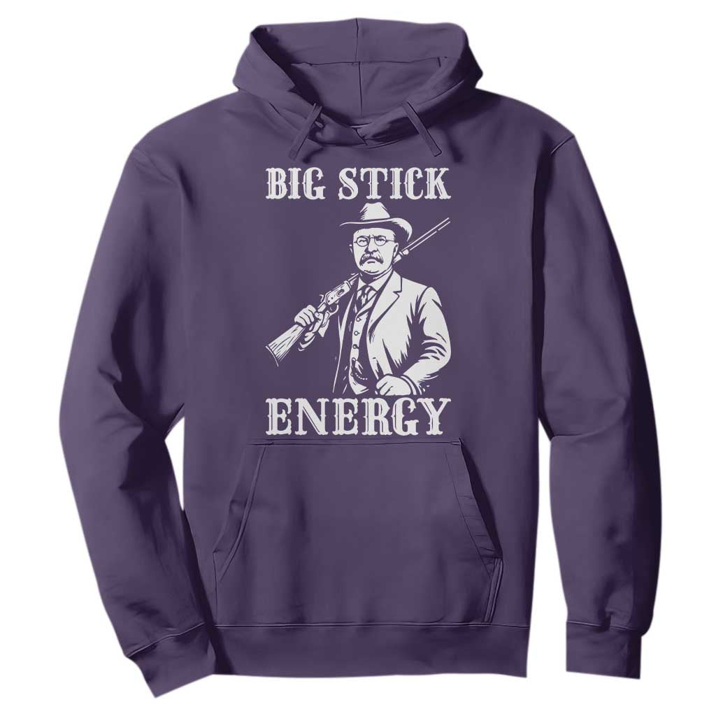 Funny Teddy Roosevelt Hoodie Big Stick Energy President TS14 Purple Print Your Wear
