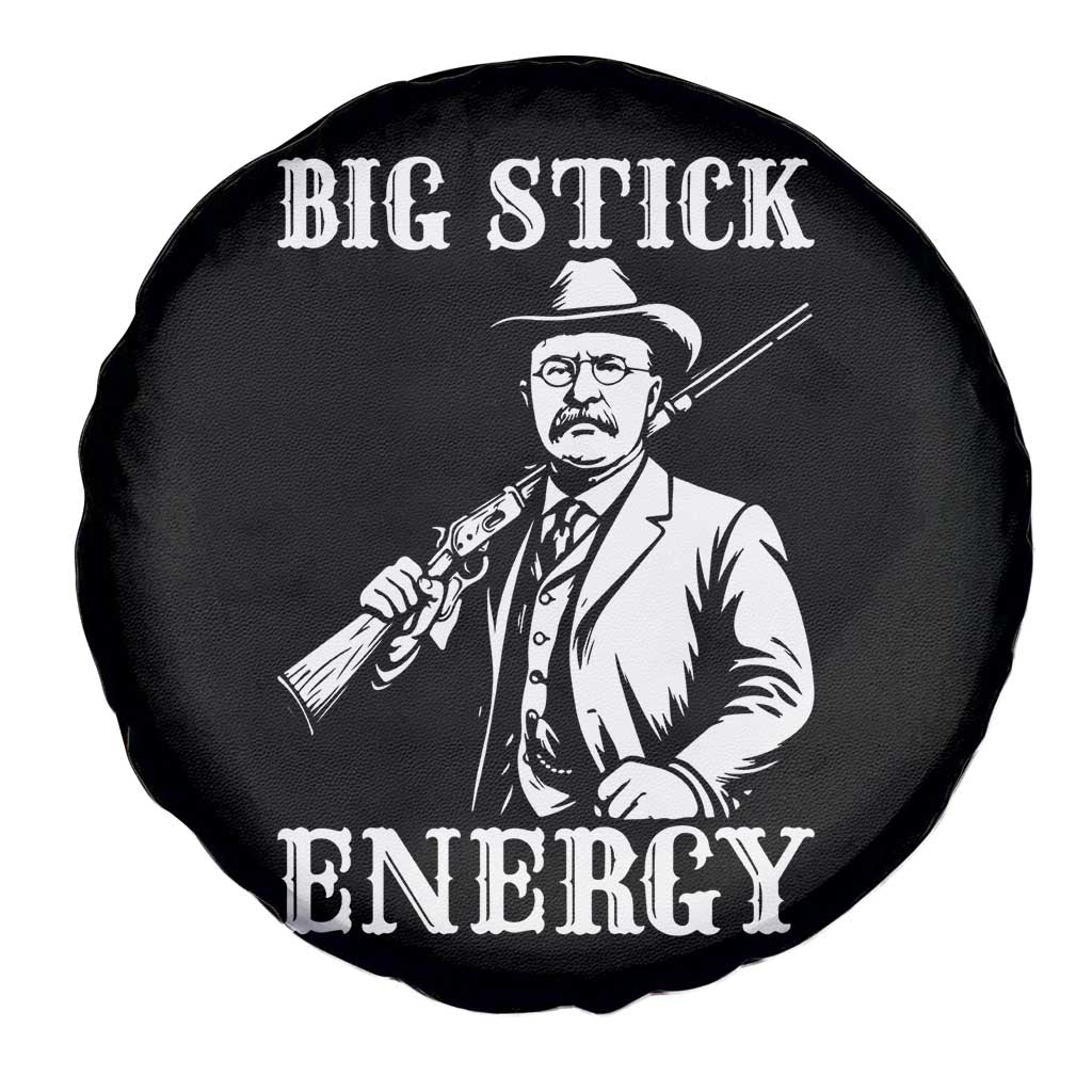 Funny Teddy Roosevelt Spare Tire Cover Big Stick Energy President TS14 Print Your Wear