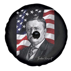 Theodore Roosevelt Patriotic American Flag President Spare Tire Cover TS14 Print Your Wear