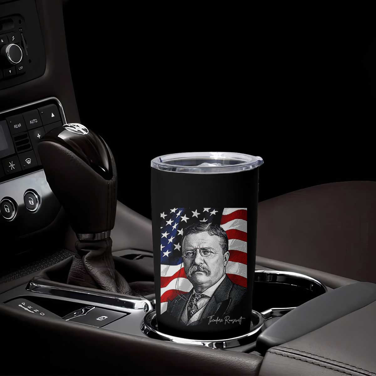 Theodore Roosevelt Patriotic American Flag President Tumbler Cup TS14 Print Your Wear