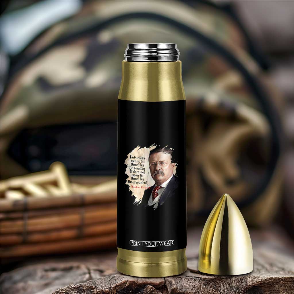 Theodore Roosevelt Quote Bullet Tumbler American History Presidents Day TS14 Print Your Wear