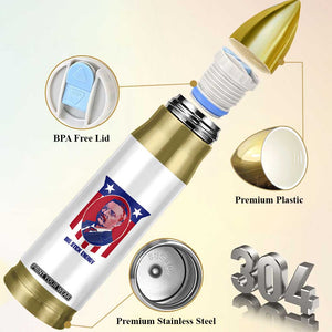 Theodore Roosevelt Patriotic American Flag Bullet Tumbler Big Stick Energy President TS14 Print Your Wear