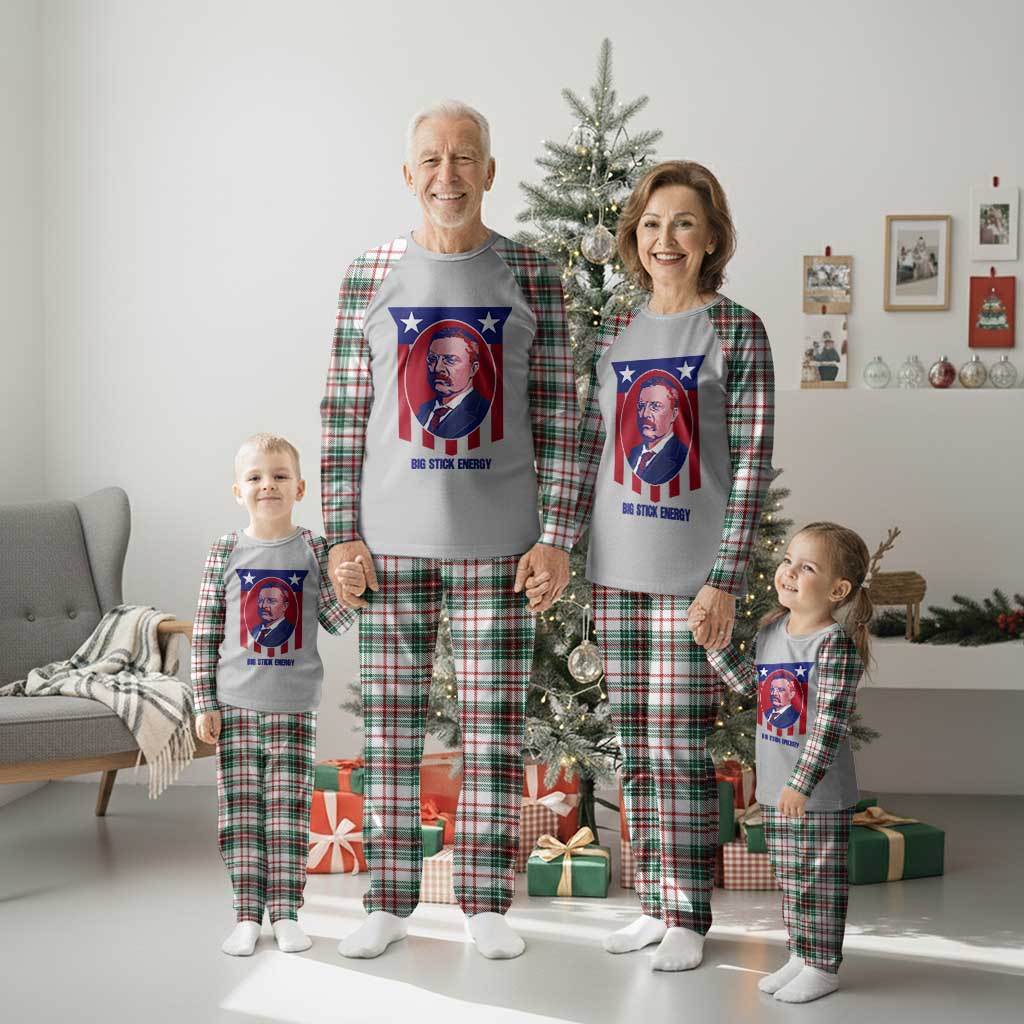 Theodore Roosevelt Patriotic American Flag Plaid Pajama Set Big Stick Energy President TS14 Christmas Plaid Print Your Wear