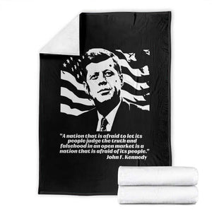 Theodore Roosevelt Quote Throw Blanket Patriotic American Flag Presidents Day TS14 Black Print Your Wear