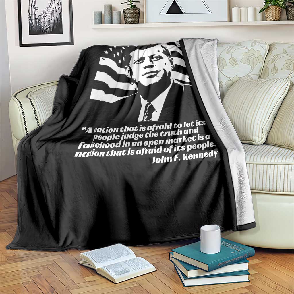 Theodore Roosevelt Quote Throw Blanket Patriotic American Flag Presidents Day TS14 Print Your Wear