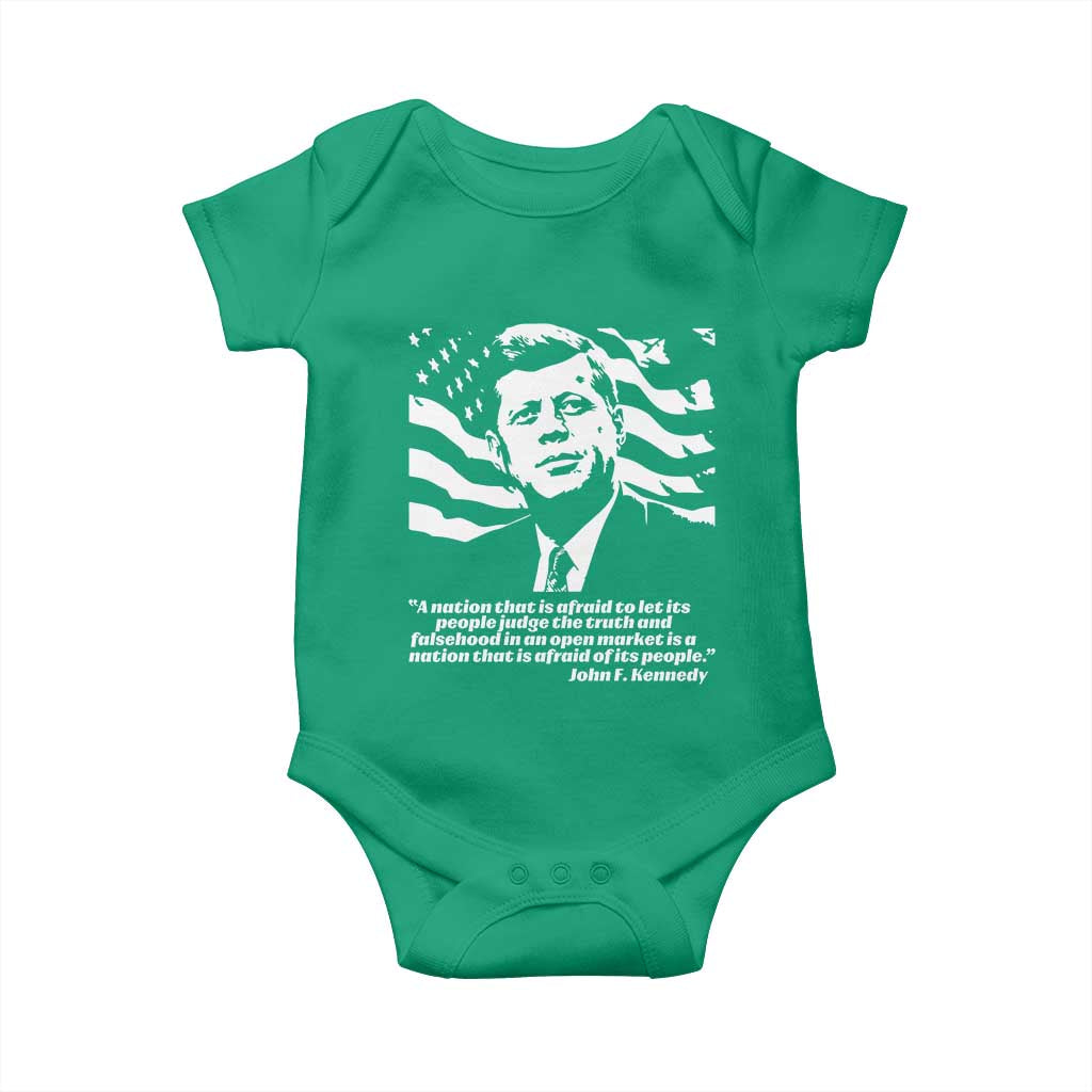 Theodore Roosevelt Quote Baby Onesie Patriotic American Flag Presidents Day TS14 Irish Green Print Your Wear