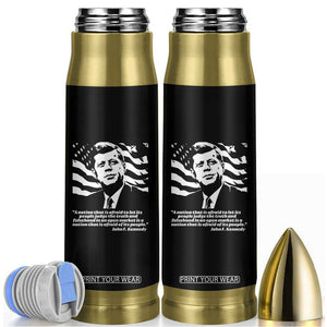 Theodore Roosevelt Quote Bullet Tumbler Patriotic American Flag Presidents Day TS14 Black Print Your Wear