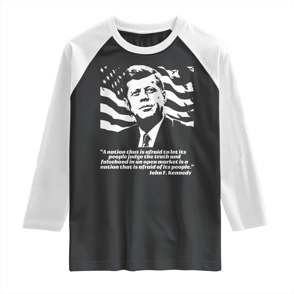Theodore Roosevelt Quote Raglan Shirt Patriotic American Flag Presidents Day TS14 Black White Print Your Wear