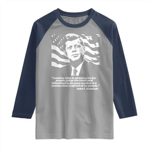 Theodore Roosevelt Quote Raglan Shirt Patriotic American Flag Presidents Day TS14 Sport Gray Navy Print Your Wear