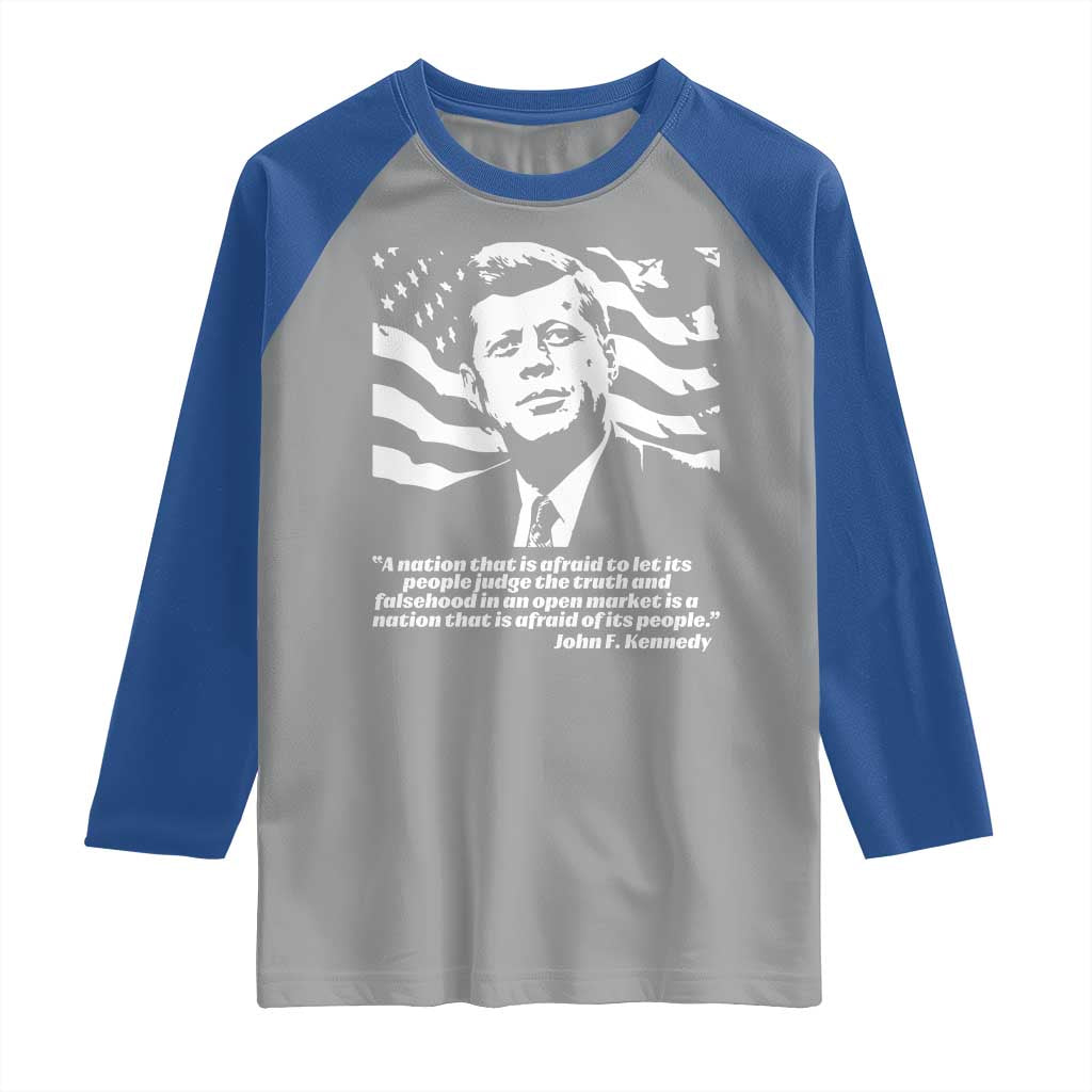 Theodore Roosevelt Quote Raglan Shirt Patriotic American Flag Presidents Day TS14 Sport Gray Royal Print Your Wear
