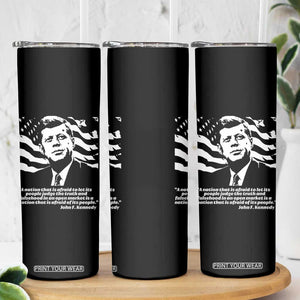 Theodore Roosevelt Quote Skinny Tumbler Patriotic American Flag Presidents Day TS14 Print Your Wear