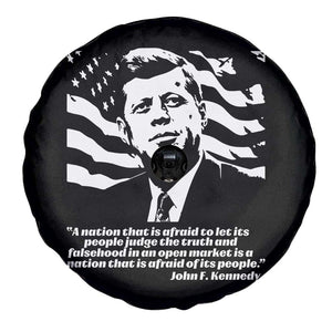 Theodore Roosevelt Quote Spare Tire Cover Patriotic American Flag Presidents Day TS14 Print Your Wear