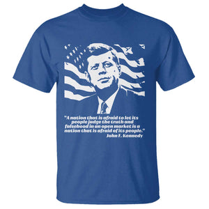 Theodore Roosevelt Quote T Shirt Patriotic American Flag Presidents Day TS14 Royal Blue Print Your Wear