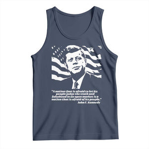 Theodore Roosevelt Quote Tank Top Patriotic American Flag Presidents Day TS14 Navy Print Your Wear