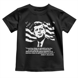 Theodore Roosevelt Quote Toddler T Shirt Patriotic American Flag Presidents Day TS14 Black Print Your Wear