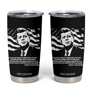 Theodore Roosevelt Quote Tumbler Cup Patriotic American Flag Presidents Day TS14 Black Print Your Wear