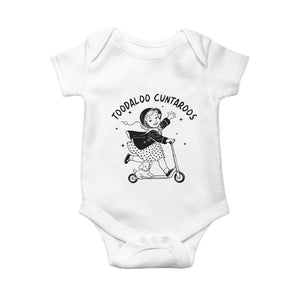 Toodaloo Cuntaroos Baby Onesie Funny Roller Girl Sarcastic TS14 White Print Your Wear