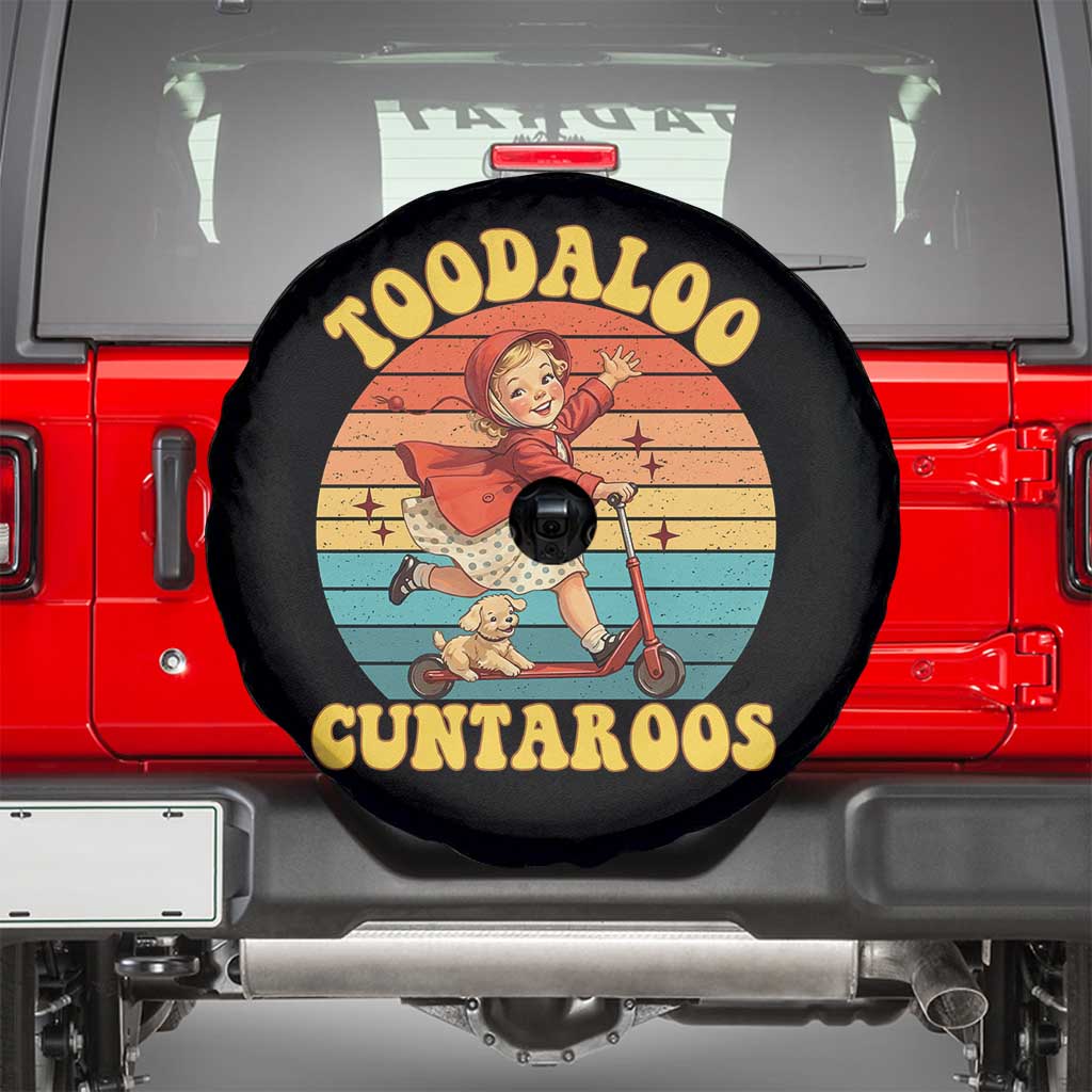 Toodaloo Cuntaroos Spare Tire Cover - Funny Roller Sassy Girl Sarcastic Humor TS14 Black Print Your Wear