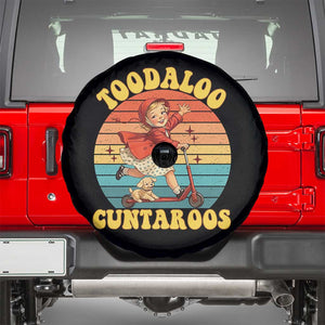 Toodaloo Cuntaroos Spare Tire Cover - Funny Roller Sassy Girl Sarcastic Humor TS14 Black Print Your Wear