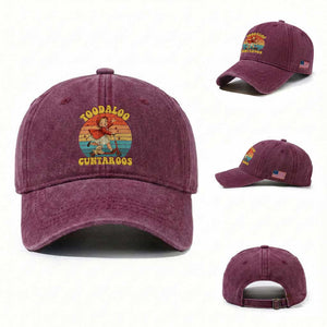 Toodaloo Cuntaroos Washed Cotton Baseball Cap Funny Roller Sassy Girl Sarcastic Humor TS14 Washed Cap Universal Fit Burgundy Print Your Wear