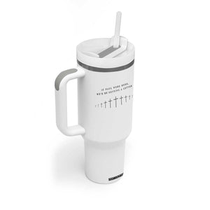 If Paul were Here We'd Be Getting A Letter Tumbler With Handle Funny Christian Humor TS14 Print Your Wear